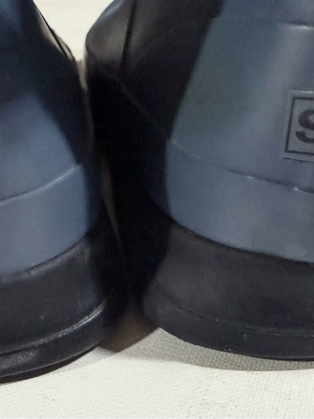 Sorel Women's Navy Front-Zip Waterproof Ankle Rain Gauge Boots